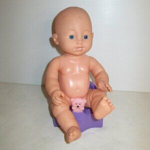 12inchDoll with Flushing Sounds Potty​​​​​​​​​